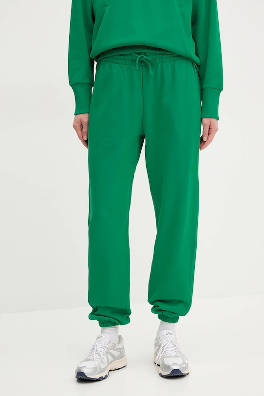 

Хлопковые спортивные брюки All SZN Adidas, зеленый