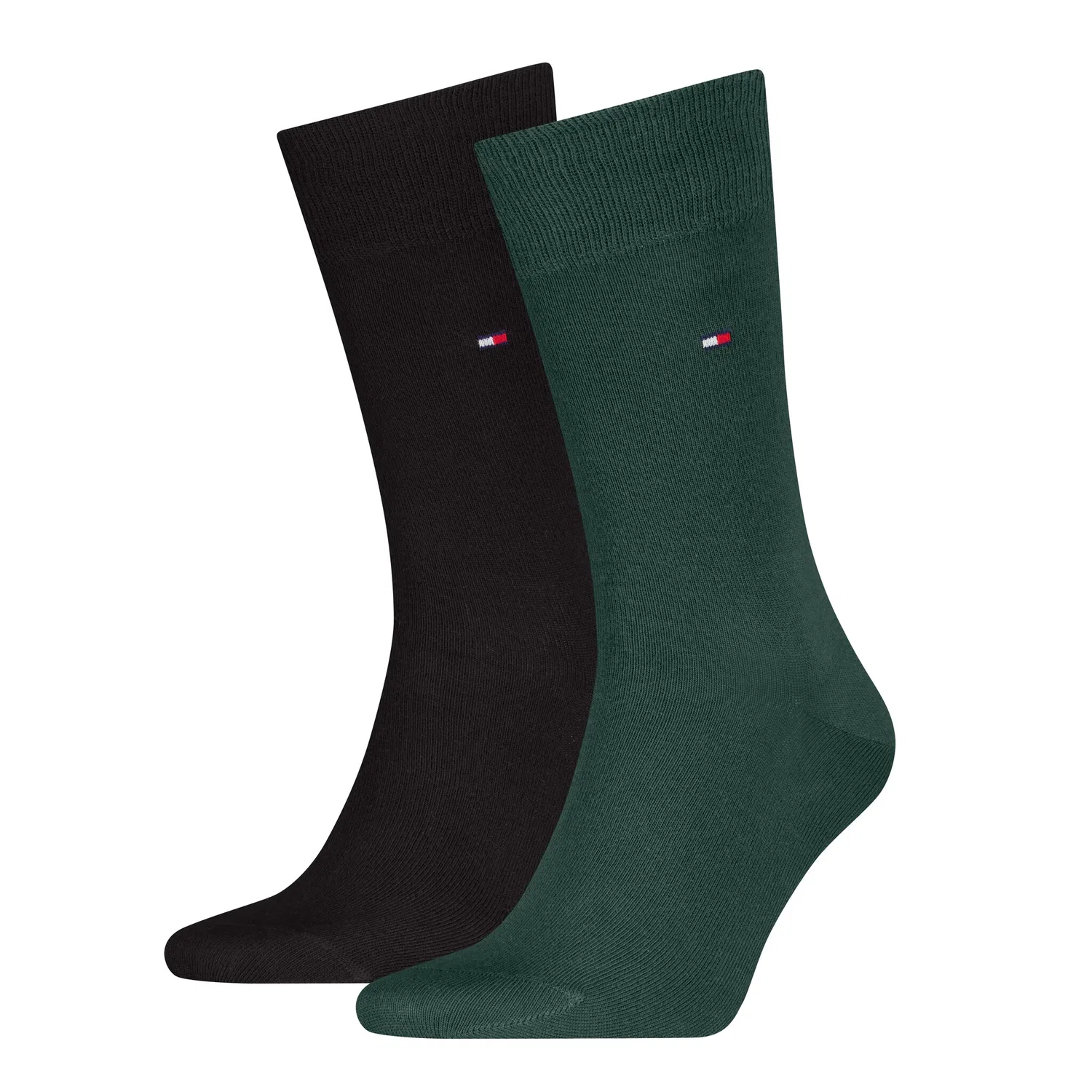 Мужские классические носки из мягкой хлопковой смеси Tommy Hilfiger, Deep Green