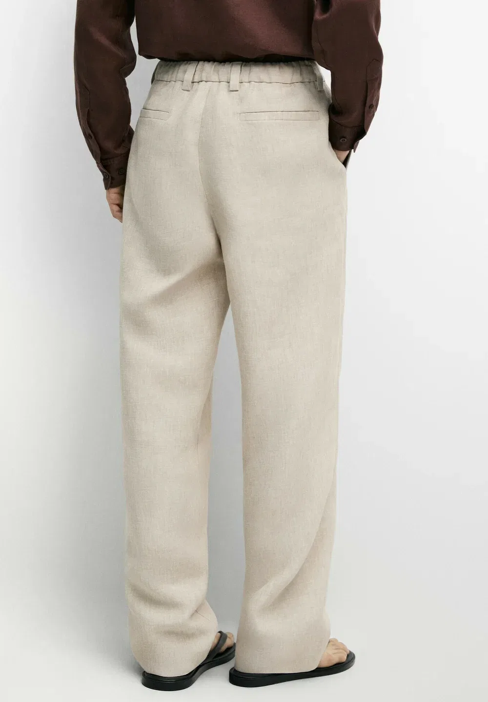 Брюки Massimo Dutti, Beige — фото 3