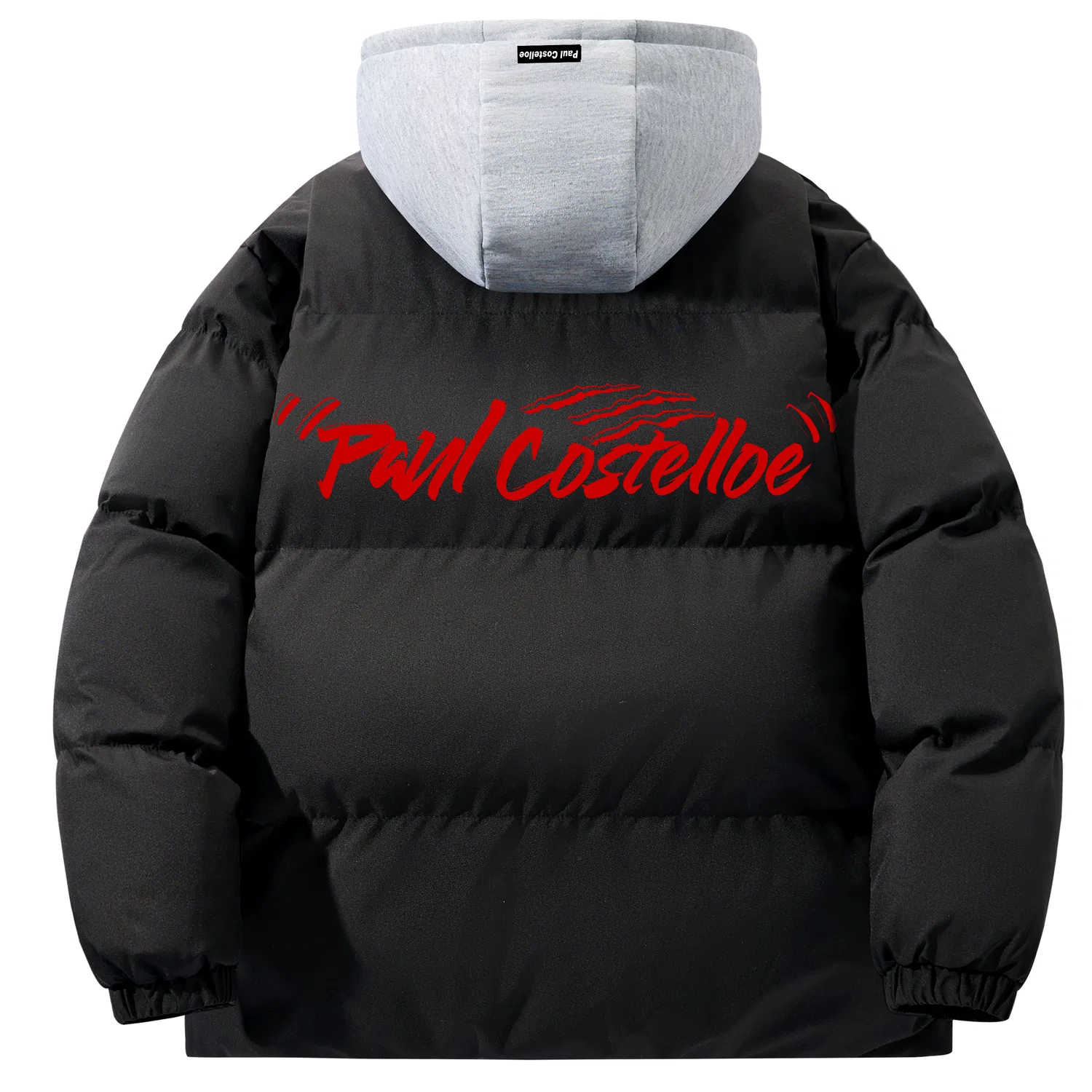 Детский пуховик с капюшоном Black (Red) Paul Costelloe