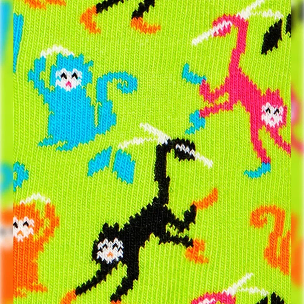Носки антискользящие Banana 2 пары Happy Socks, зеленый — фото 2