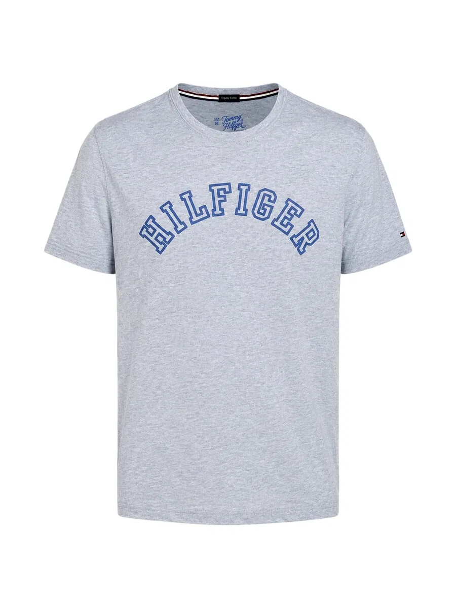 Футболка TOMMY HILFIGER серого цвета