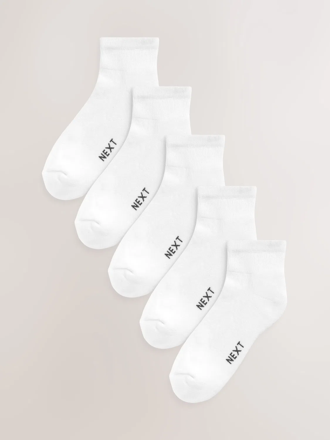 Носки спортивные White Cushioned Mid Trainer Next, белый