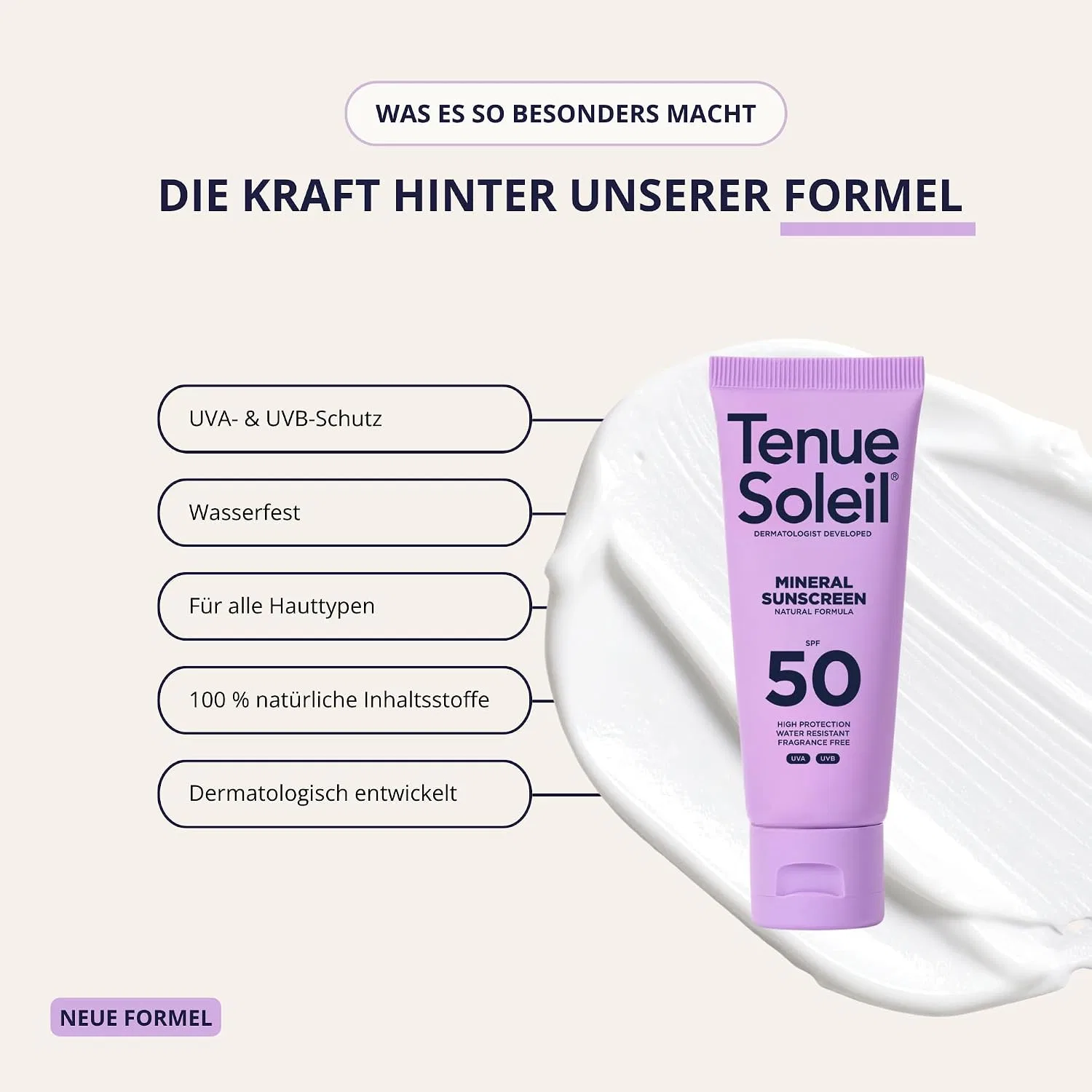 Солнцезащитный крем SPF 50 Tenue Soleil, 30 мл, SPF 50 — фото 2