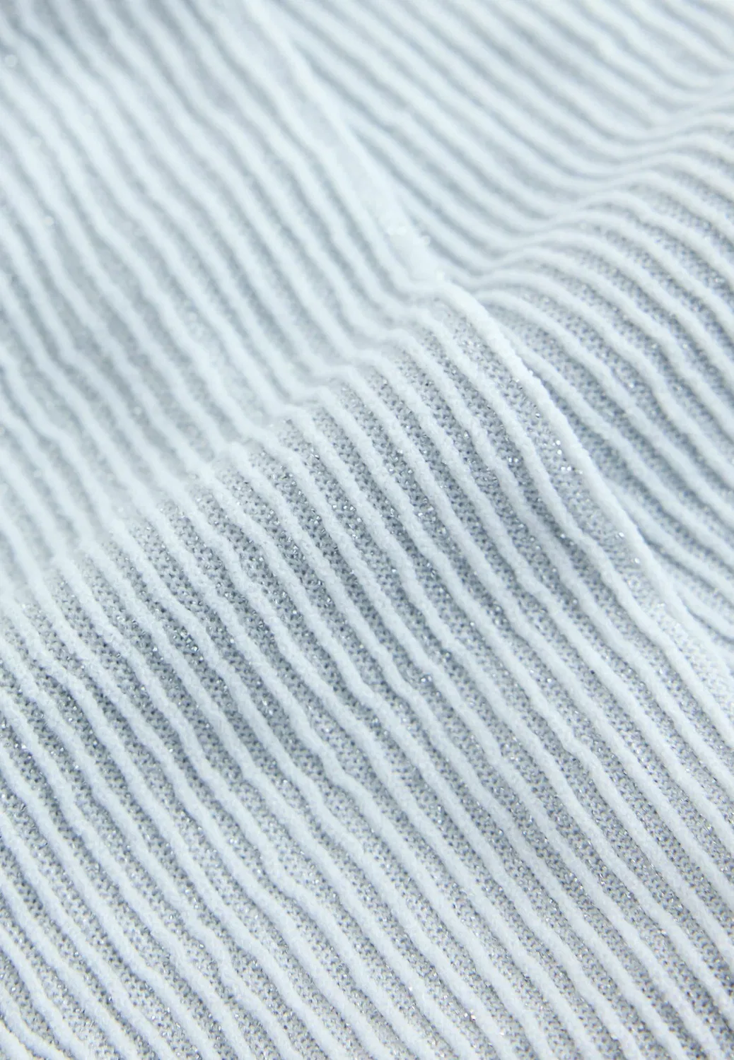 Колготки в рубчик плотностью 60 ден с блестками - колготки Next, Silver-Coloured White — фото 3