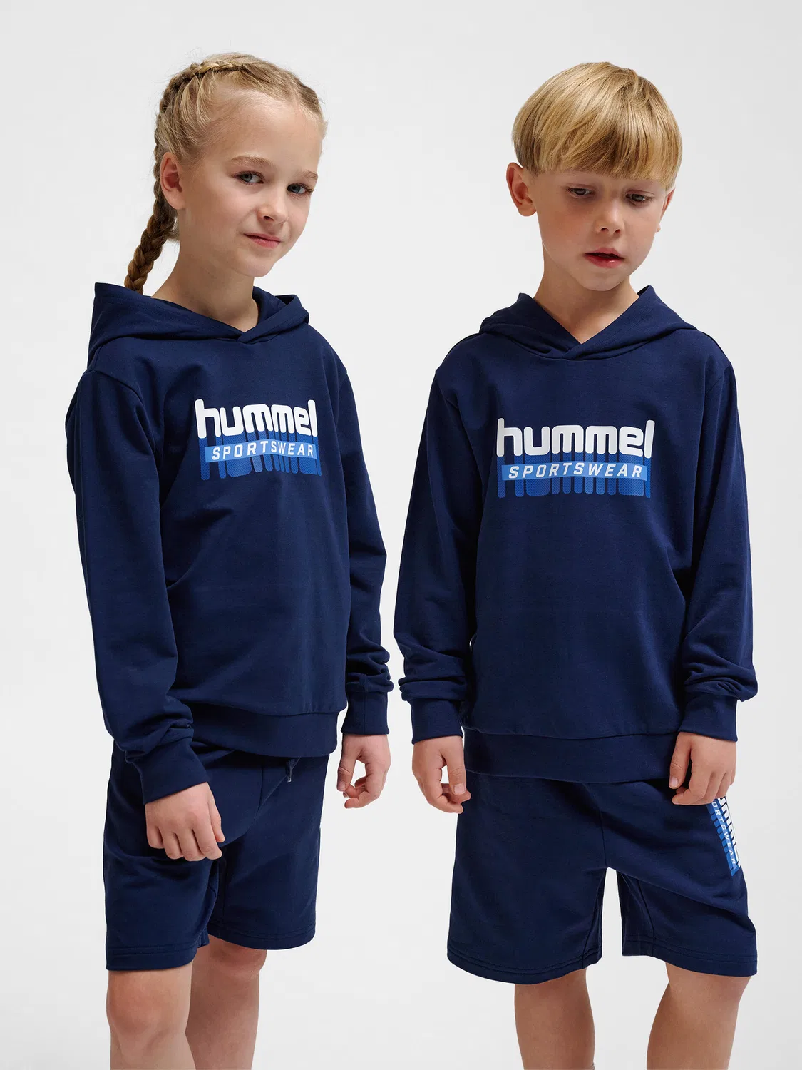 Детское худи с капюшоном Hmltukas Hummel, Navyblau