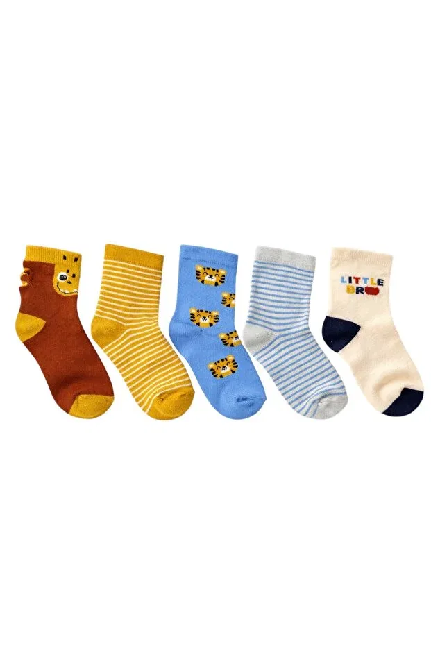 Детские носки хлопковые комплект 5 пар Just Socks, Multicolor