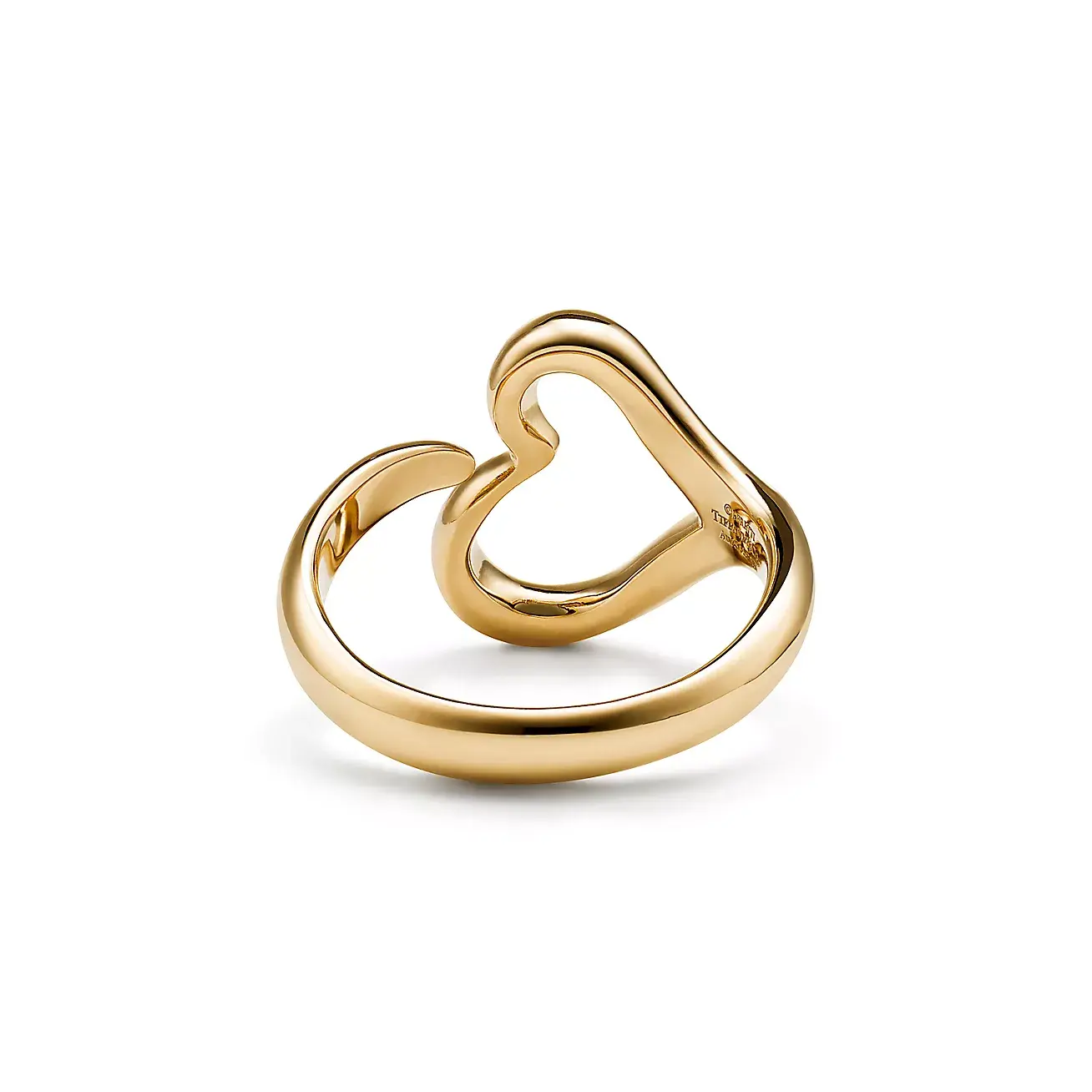 Кольцо Tiffany & Co. x Elsa Peretti Open Heart, золото — фото 2