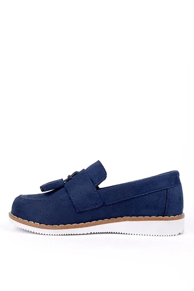 Детские классические туфли для мальчиков из замши Boy'S navy blue suede classic shoes Rıdvan Çelik, Navy Blue — фото 3