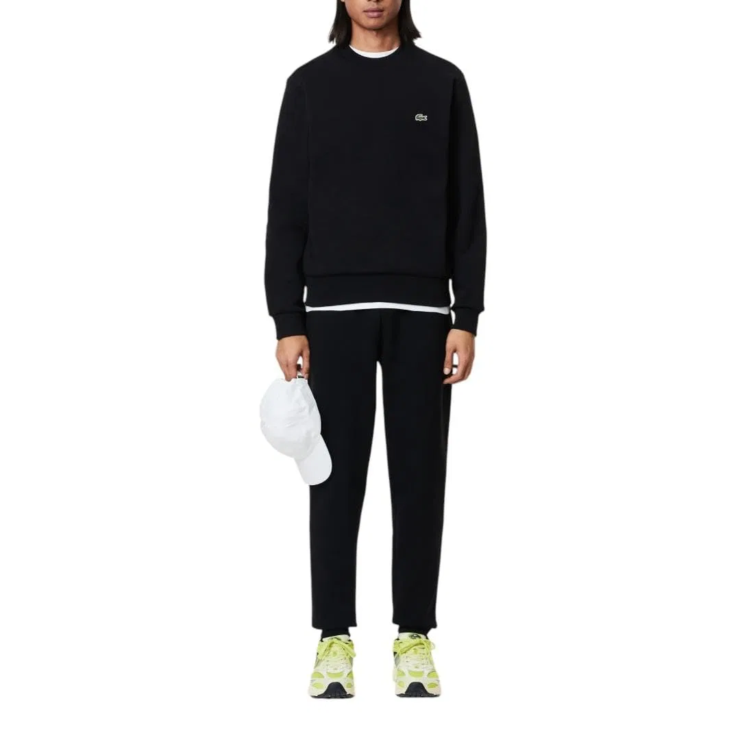 Мужские спортивные штаны из флиса Solid Fleece Jogger Lacoste, Black — фото 4