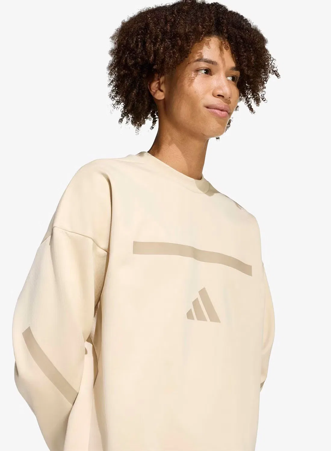 Свитшот Z.N.E. Adidas, коралловый — фото 3