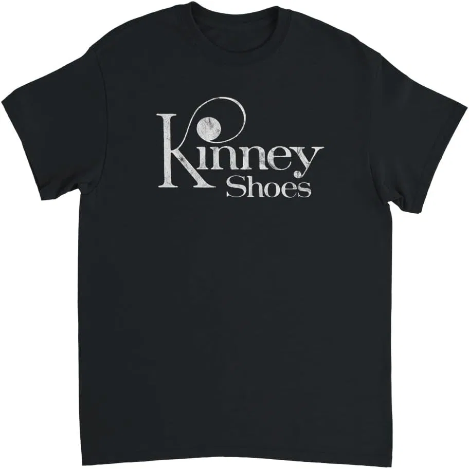 Мужская футболка с винтажным принтом Kinney Shoes, Black