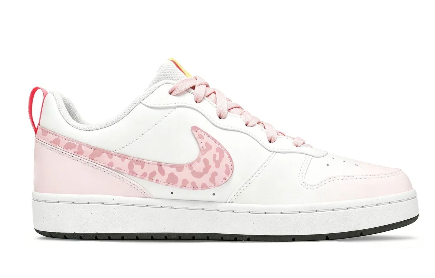 Детские кроссовки-скейтборды с низким верхом Nike Court Borough White, Pink, Light Blue — фото 4