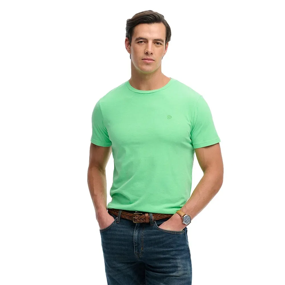 Футболка с коротким рукавом Classic Essential Neon Superdry, зеленый