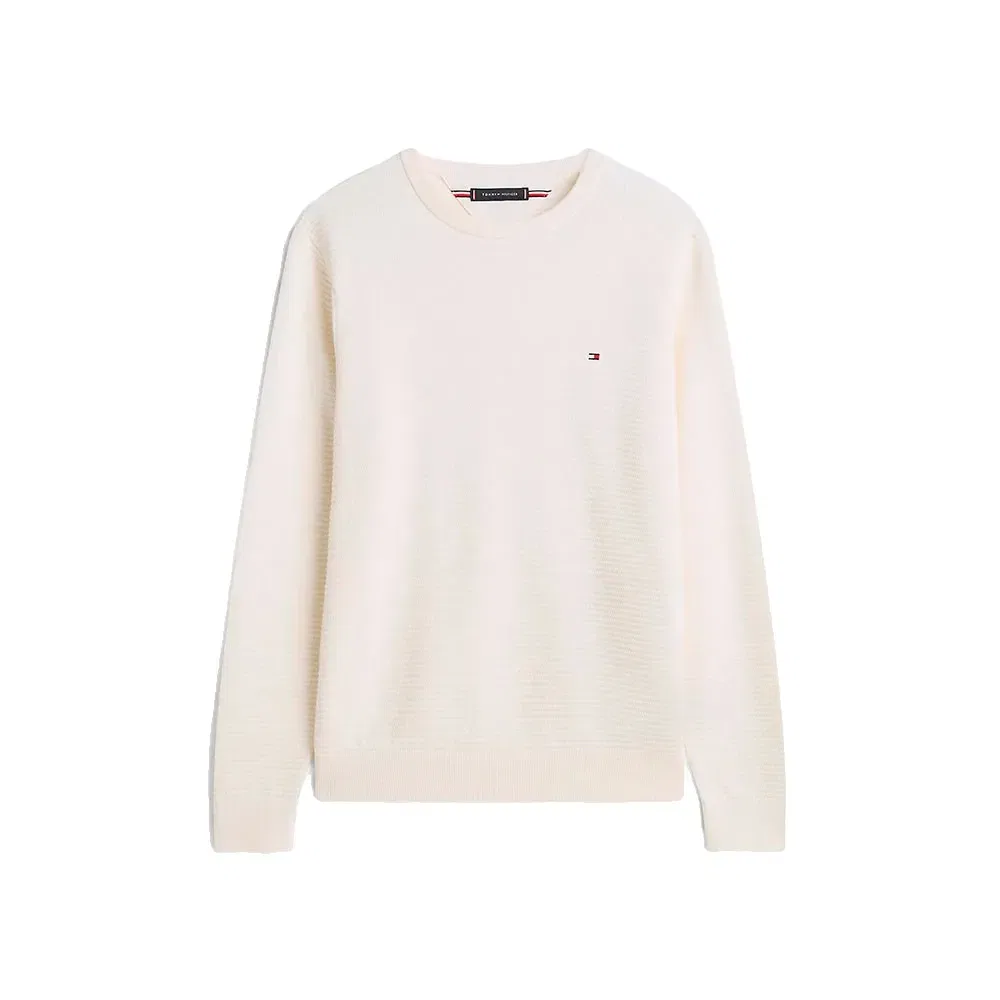 Свитер Seasonal Structure Tommy Hilfiger, белый — фото 3