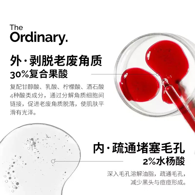 Набор сывороток с 10% миндальной кислотой и 30% AHA, The Ordinary, Black — фото 3