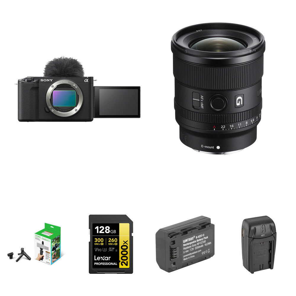 

Беззеркальная камера Sony ZV-E1 Mirrorless Camera with 20mm f/1.8 Lens and Content