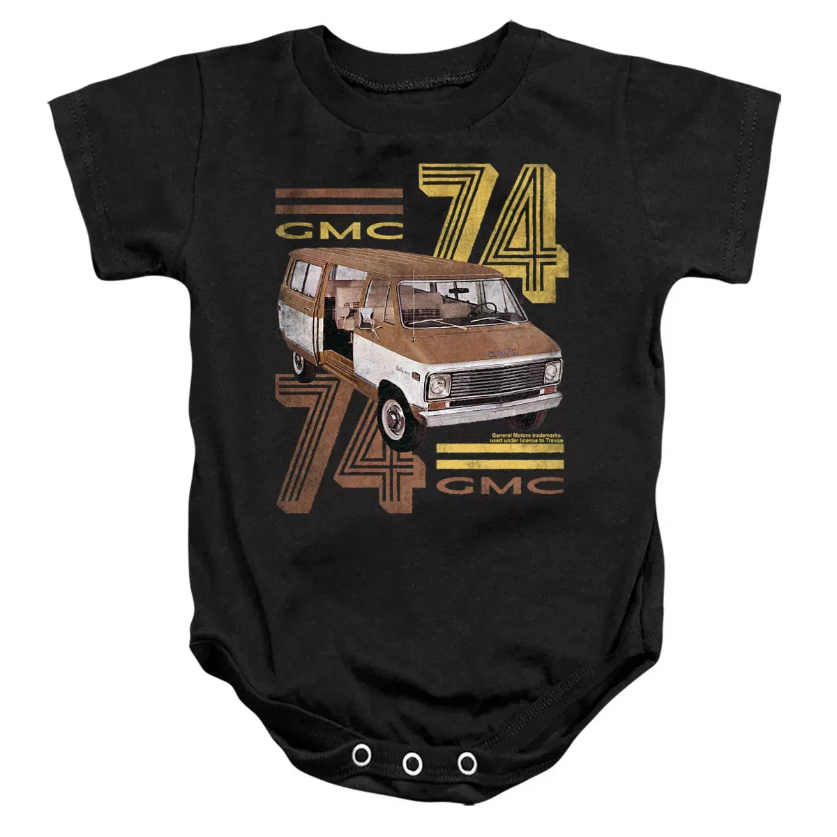 Детский боди для девочек с коротким рукавом GMC 74 Infant Bodysuit LOGOVISION, Black