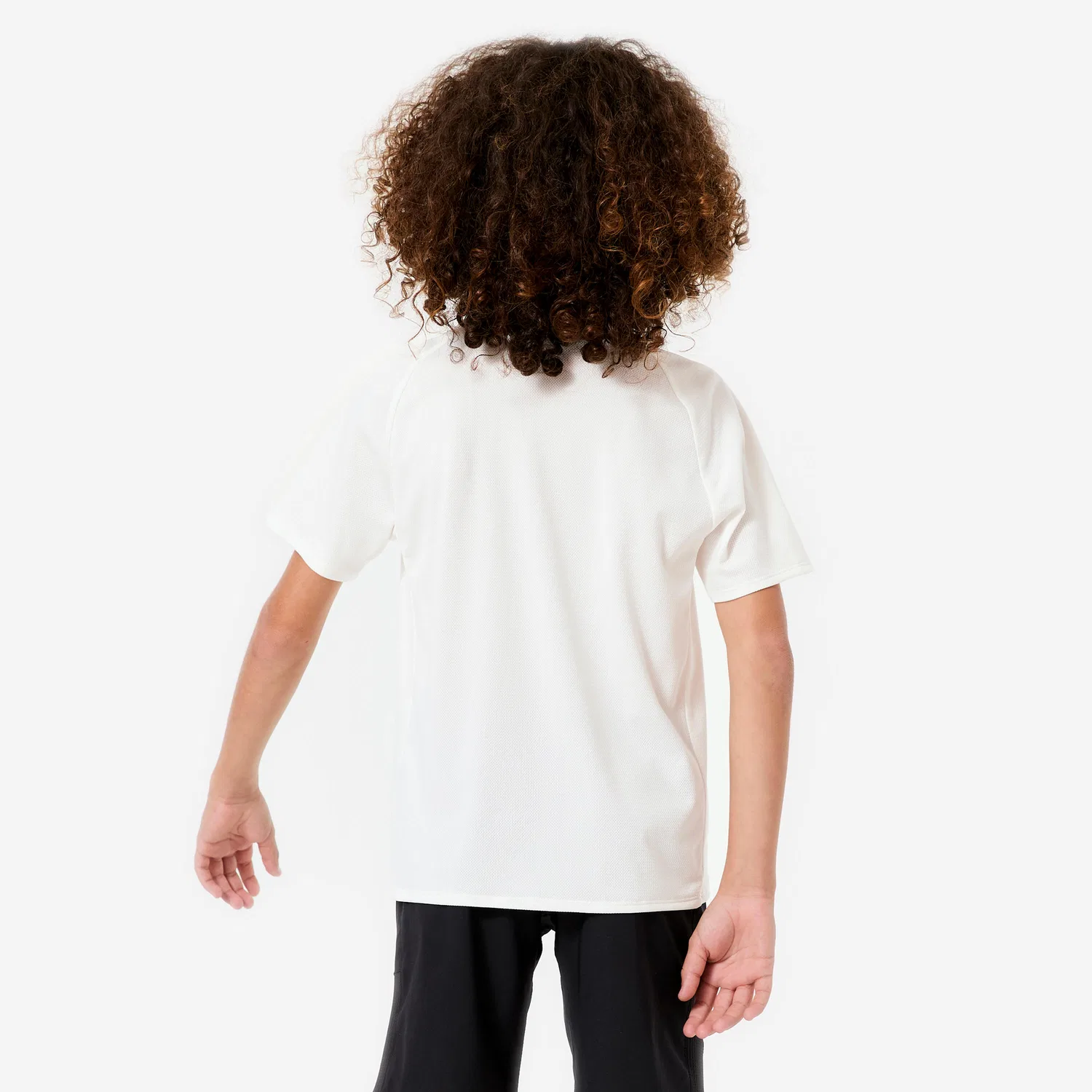 Детская футболка из синтетики T-Shirt Kinder Synthetik Decathlon, Ungefarbt — фото 4