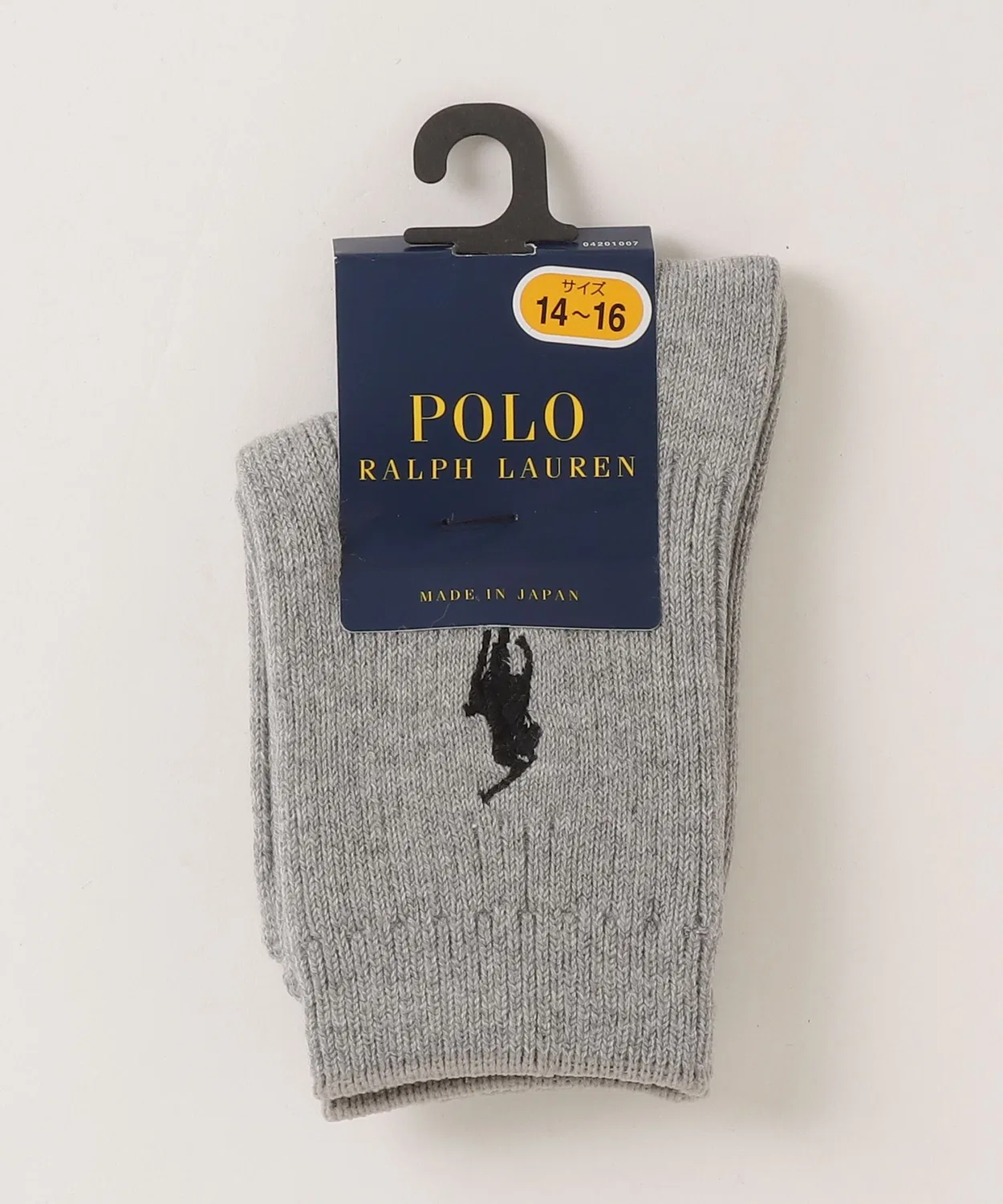 Детские носки с фирменной вышивкой POLO RALPH LAUREN CHILDRENSWEAR, Серый — фото 2