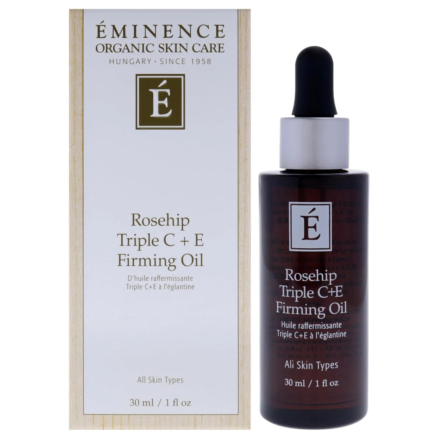 Масло для лица Eminence Rosehip Triple C+E Firming Oil, 30 мл