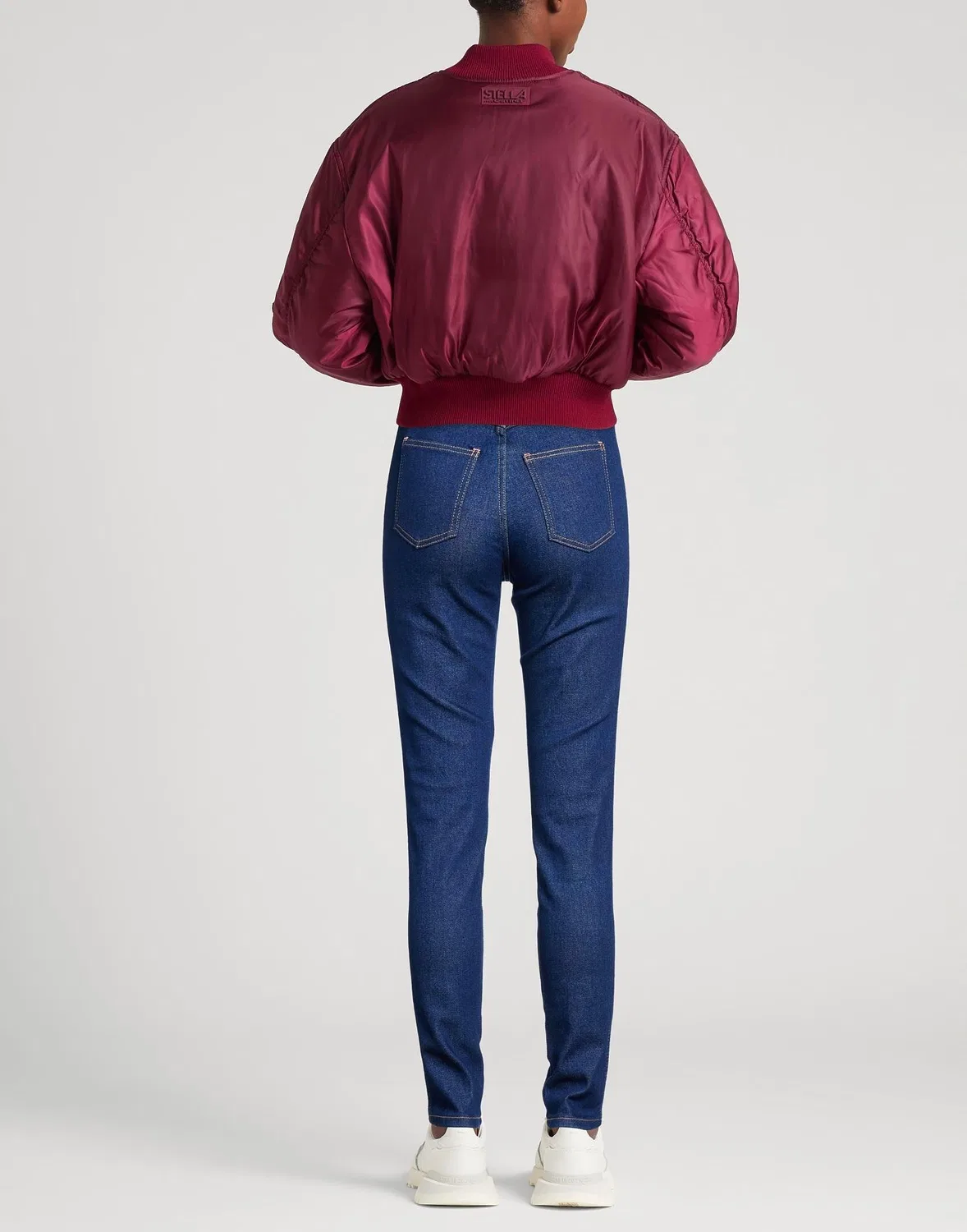Женские джинсы скинни с высокой талией Acne Studios, синий — фото 3