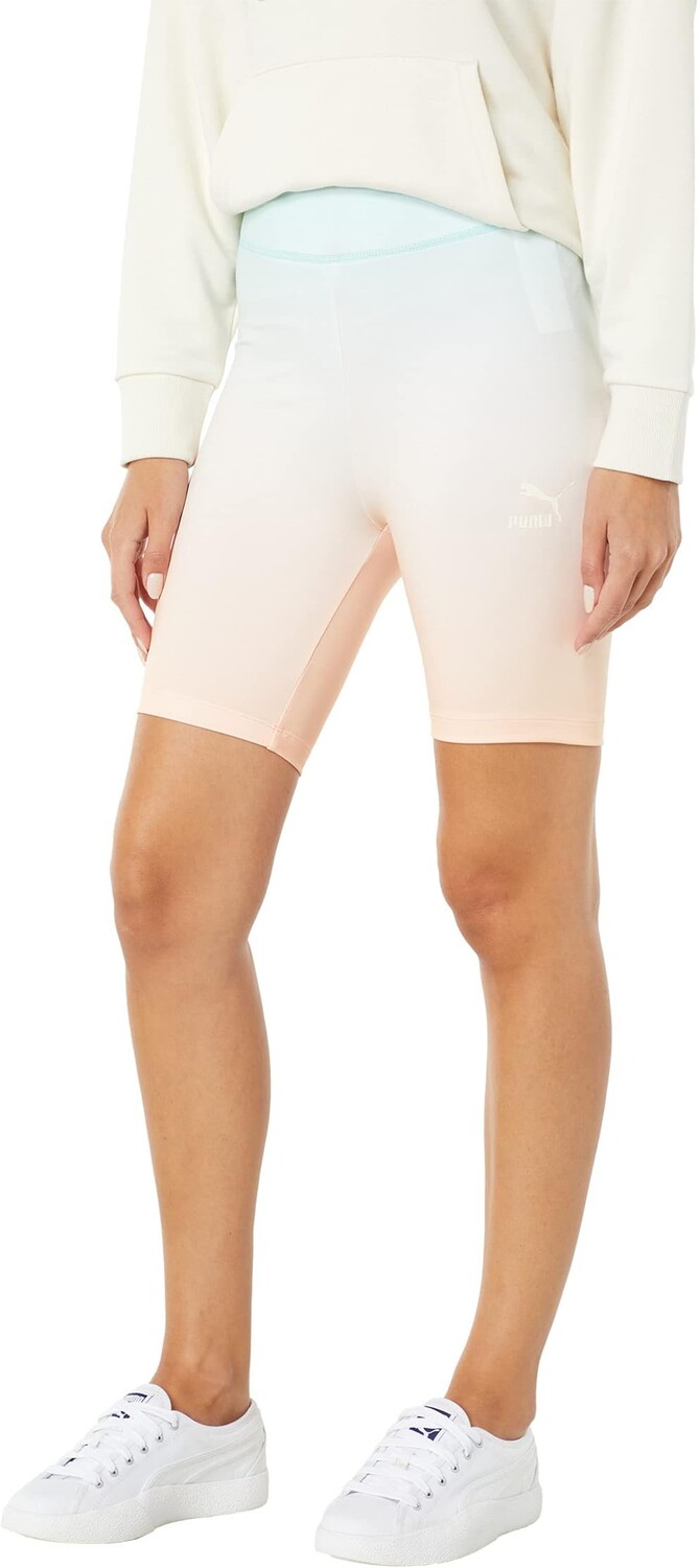 

Шорты PUMA Gloaming All Over Print Short Tights, цвет Eggshell Blue/Gloaming