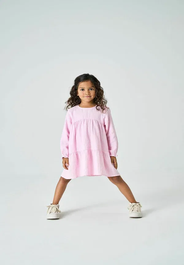 Платье хлопковое Kmgthyra short Only Mini, Roseate Spoonbill, розовый