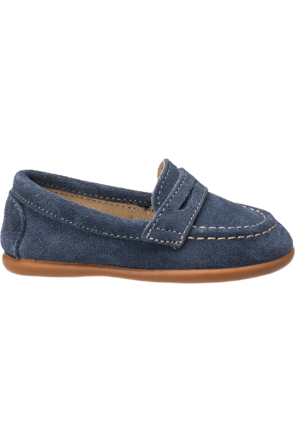 Детские туфли лоферы на плоской подошве Kids' Penny Loafer Elephantito, Denim — фото 2