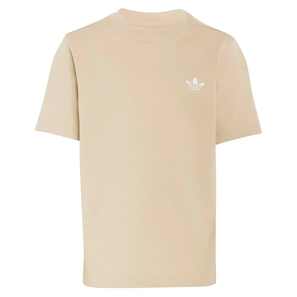 Комплект из шорт и футболки Adidas Originals, бежевый — фото 4