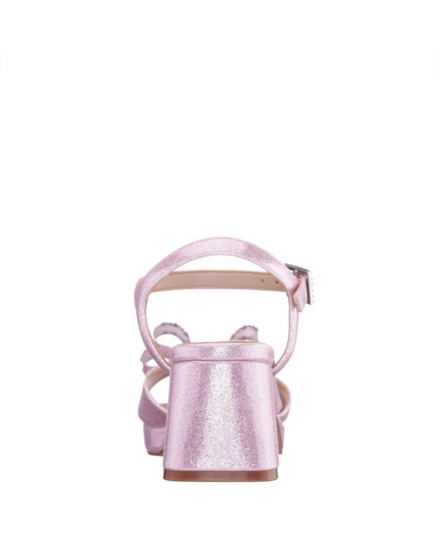 Сандалии для девочек Aiza на каблуке и платформе Nina, Pink — фото 4