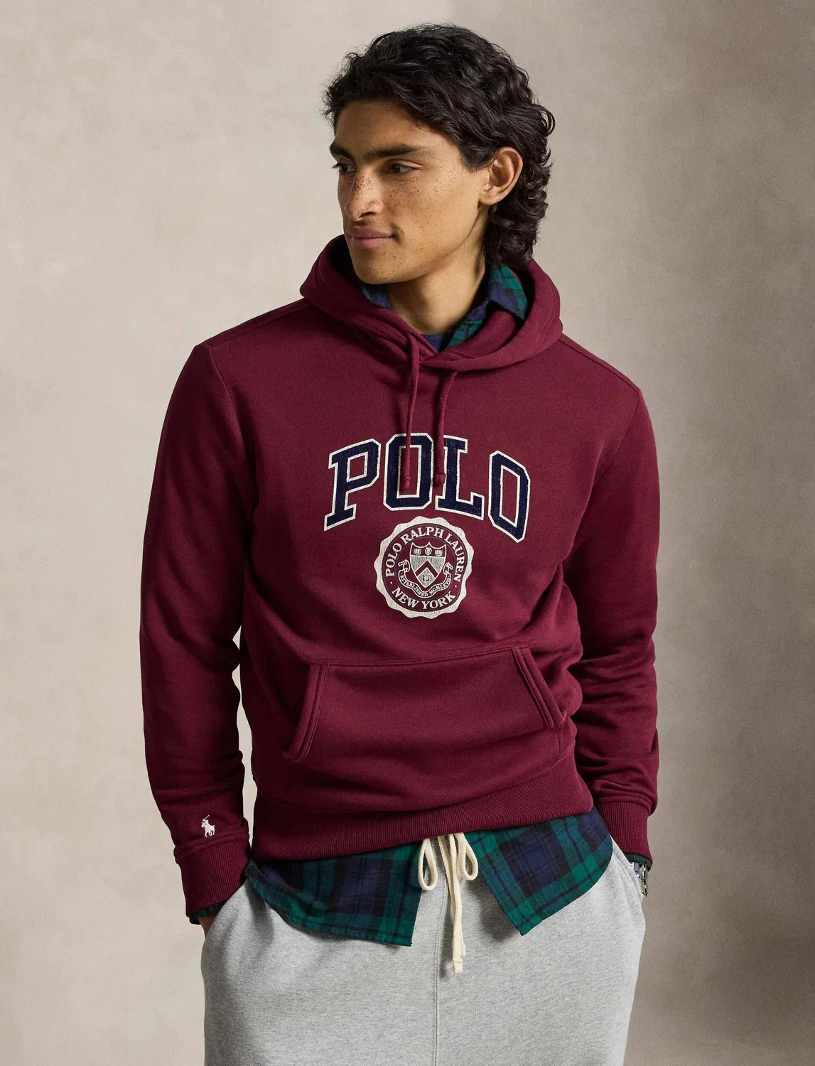 Толстовка с капюшоном Polo Ralph Lauren, Bordeaux