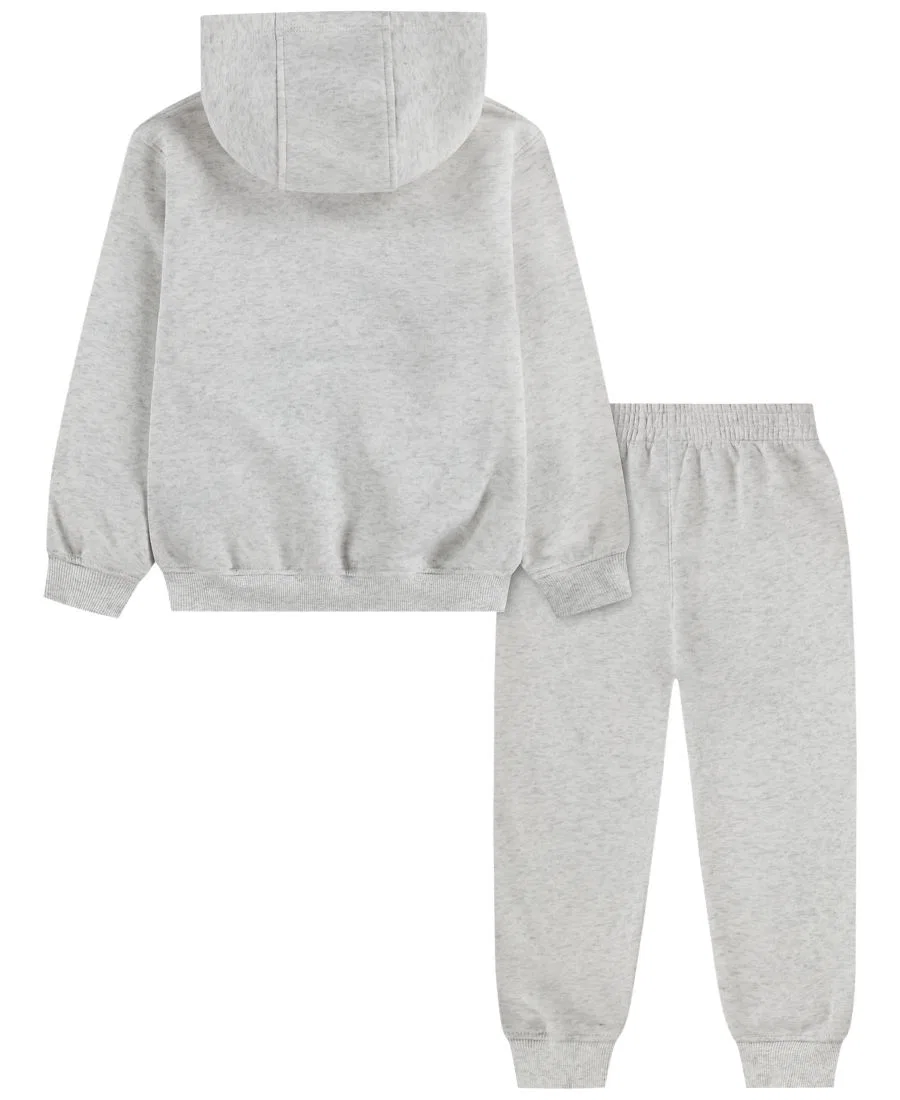 Детский комплект из флисового худи и джоггеров Nike, Birch Heather — фото 2