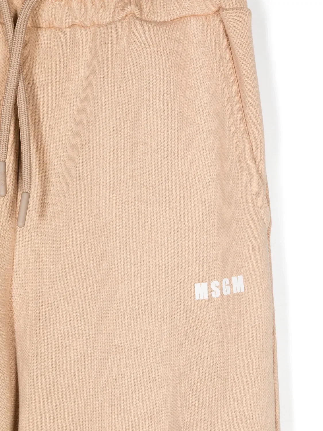 Штаны-карго с логотипом MSGM, бежевый — фото 2