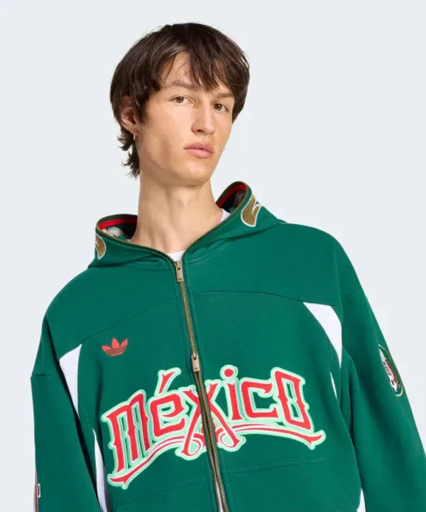 Худи с принтом FIFA World Cup 26 Mexico, Adidas, зеленый — фото 3