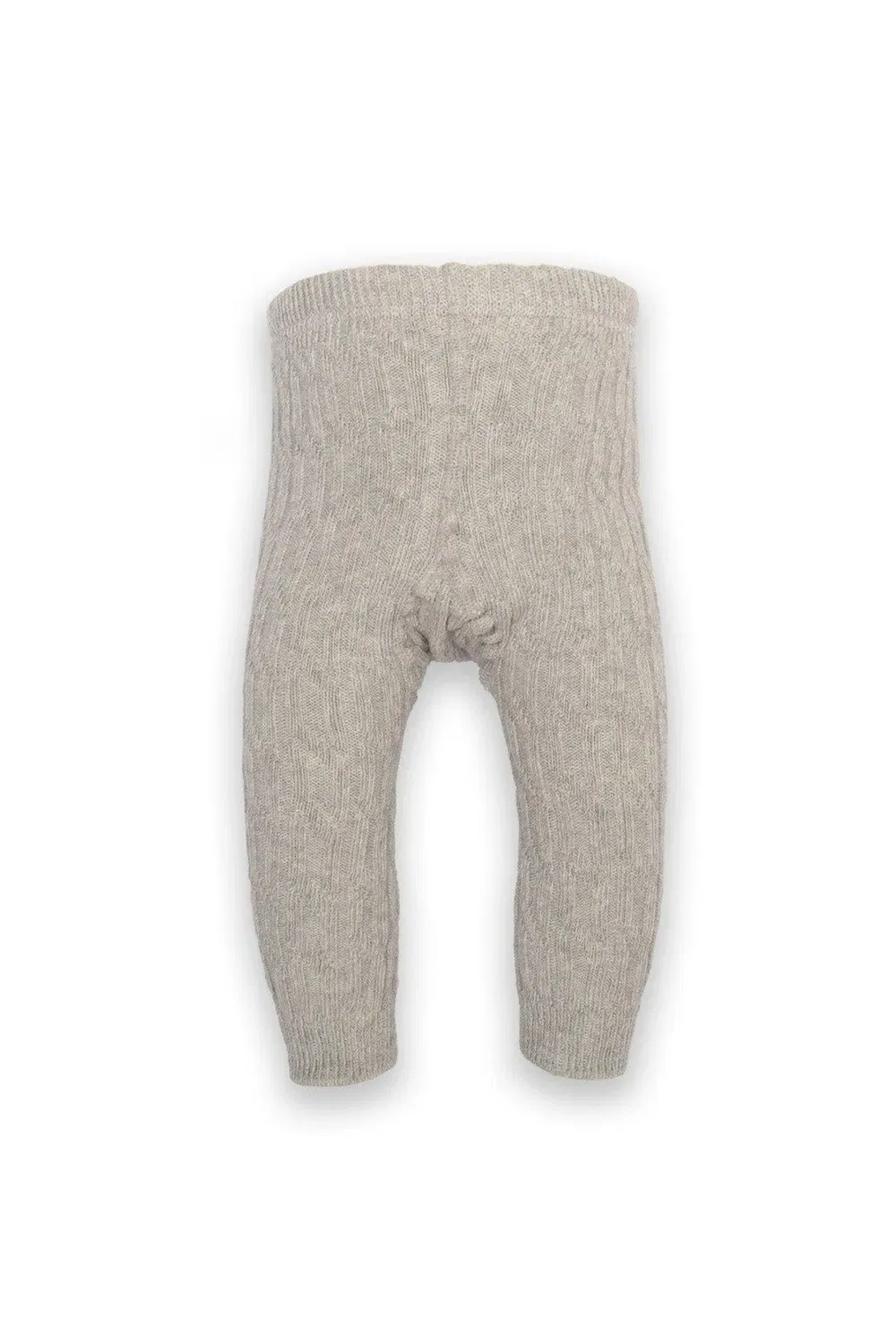 Детские леггинсы из органического хлопка с узором коса Kite, Grey