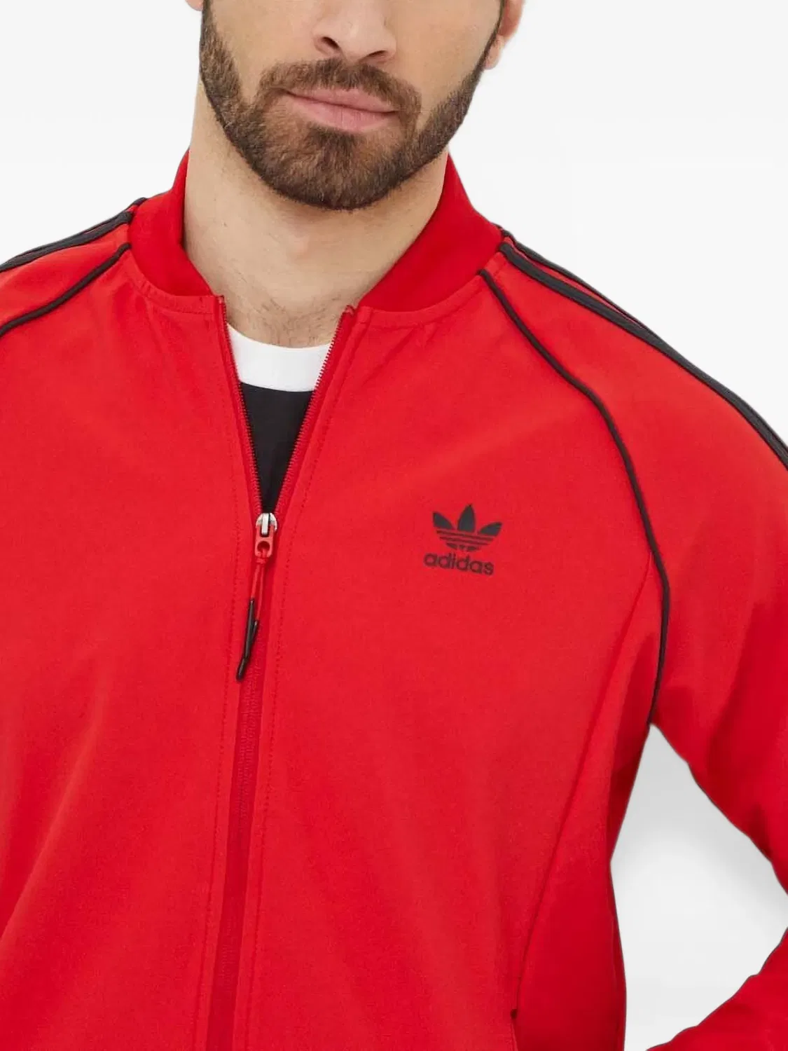 Куртка SST красная Adidas, красный