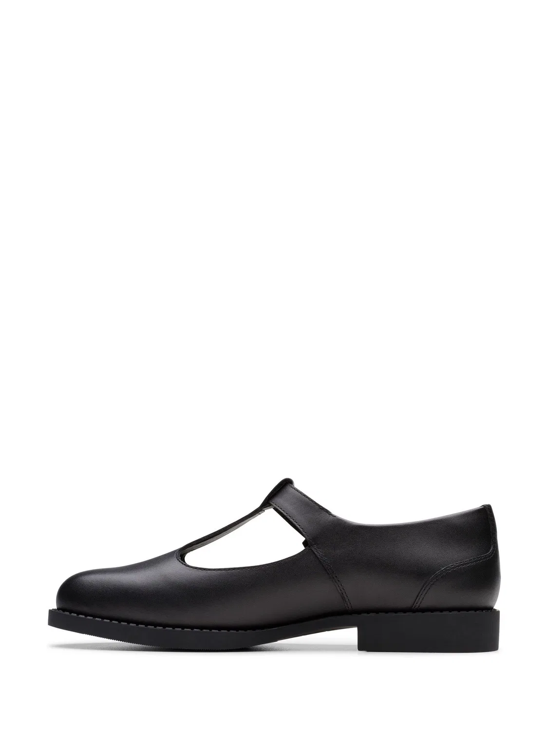 Туфли Clarks Tapa Hope Youth, кожаные, черные — фото 2