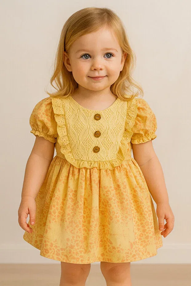 Детское платье для девочек с кружевным воротником Gmg Baby, Colored