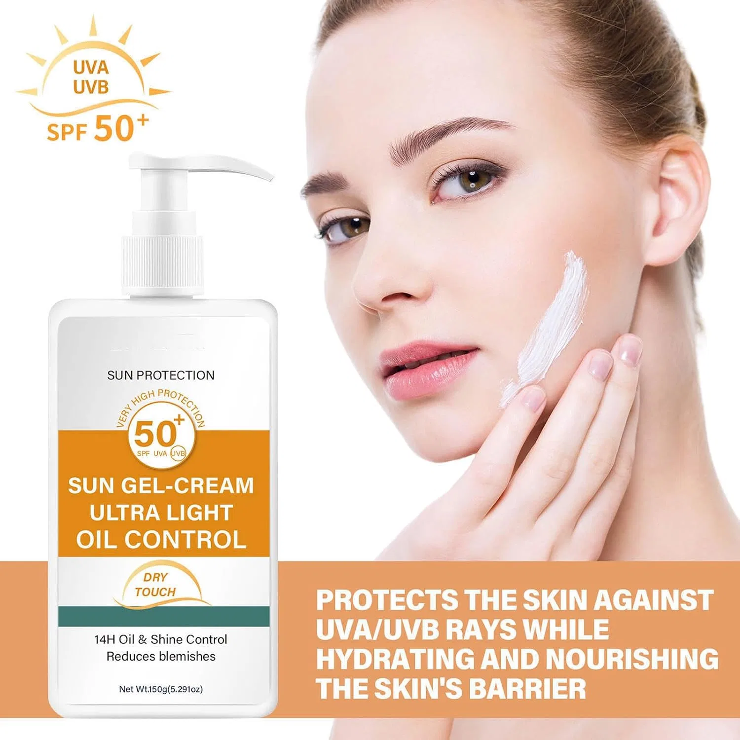 Солнцезащитный лосьон для тела Hyaluris SPF 50, 150 г, 1 шт — фото 2
