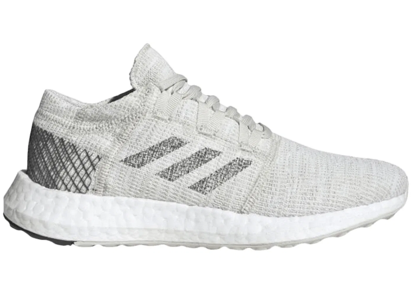 Детские кроссовки Lifestyle с технологией Pureboost Adidas Pureboost GO, Non Dyed/Grey Six/Raw White