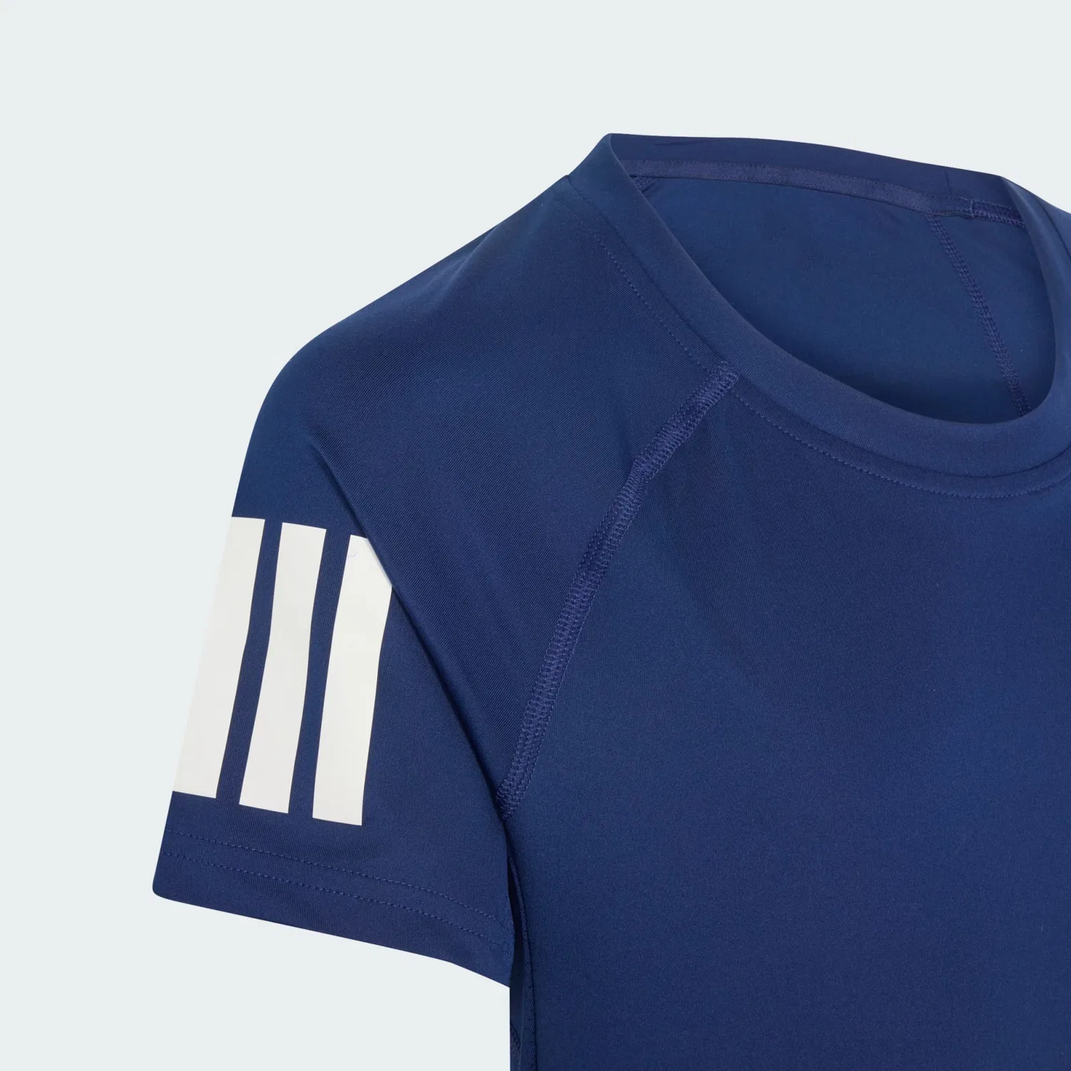 Футболка Adidas Performance Shirt Club темно-синего цвета — фото 4