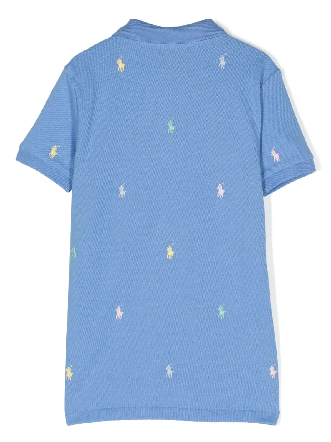 Поло с вышивкой Pony Polo Ralph Lauren, синий — фото 3