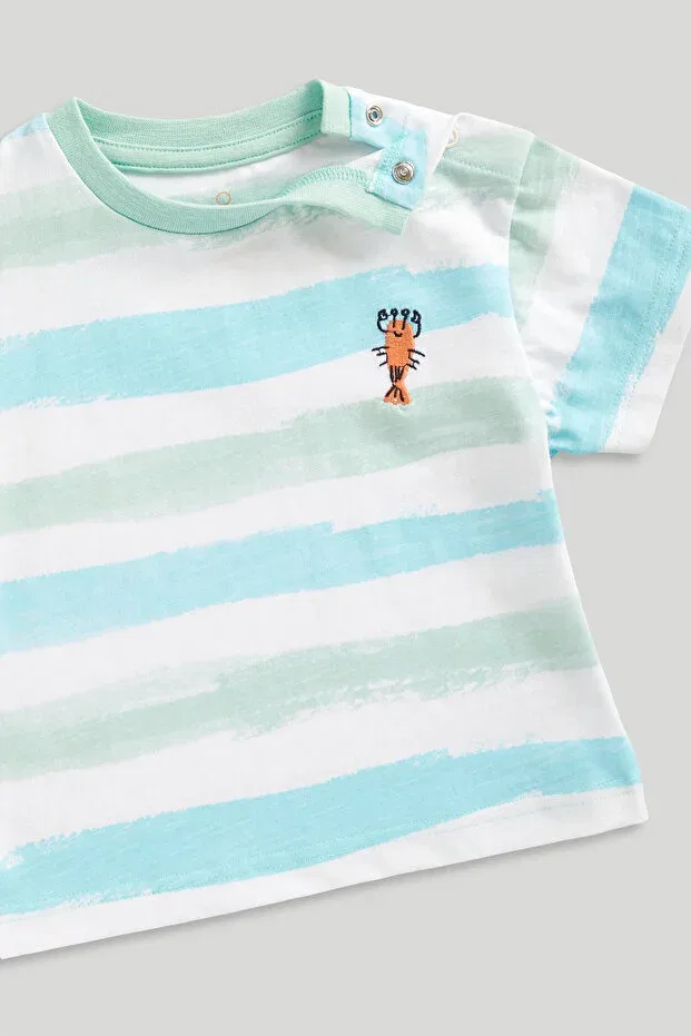 Детское для новорожденных футболка с принтом Mothercare, Green — фото 2