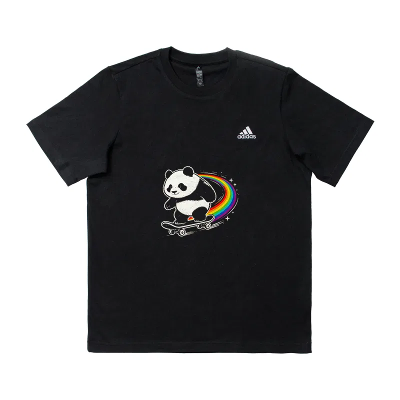 Футболка унисекс с круглым вырезом Adidas, Black