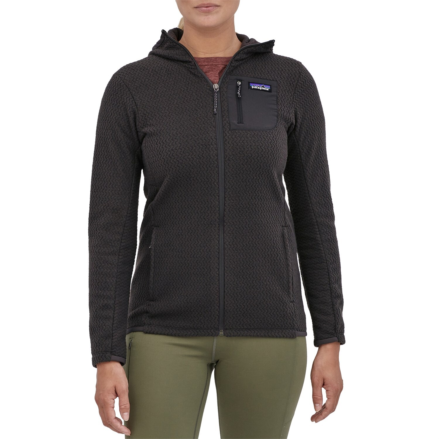 

Толстовка женская Patagonia R1 Air, чёрный