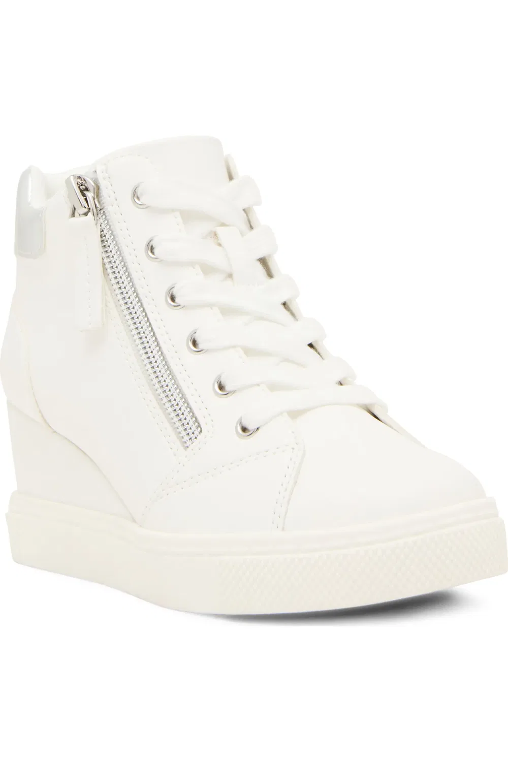 Детские кеды на скрытой платформе Jatomic Wedge Steve Madden, белый