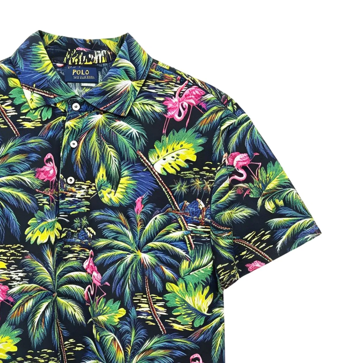 Рубашка мужская с разноцветным лацканом, Polo Ralph Lauren, Multicolor — фото 3