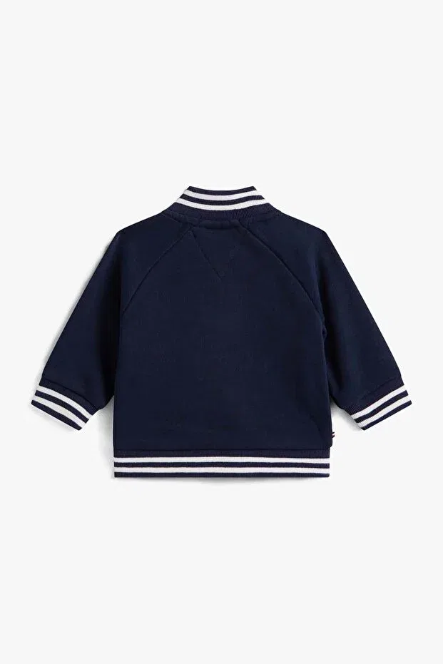 Детские свитшот для девочек в полоску Tommy Hilfiger, Blue — фото 2