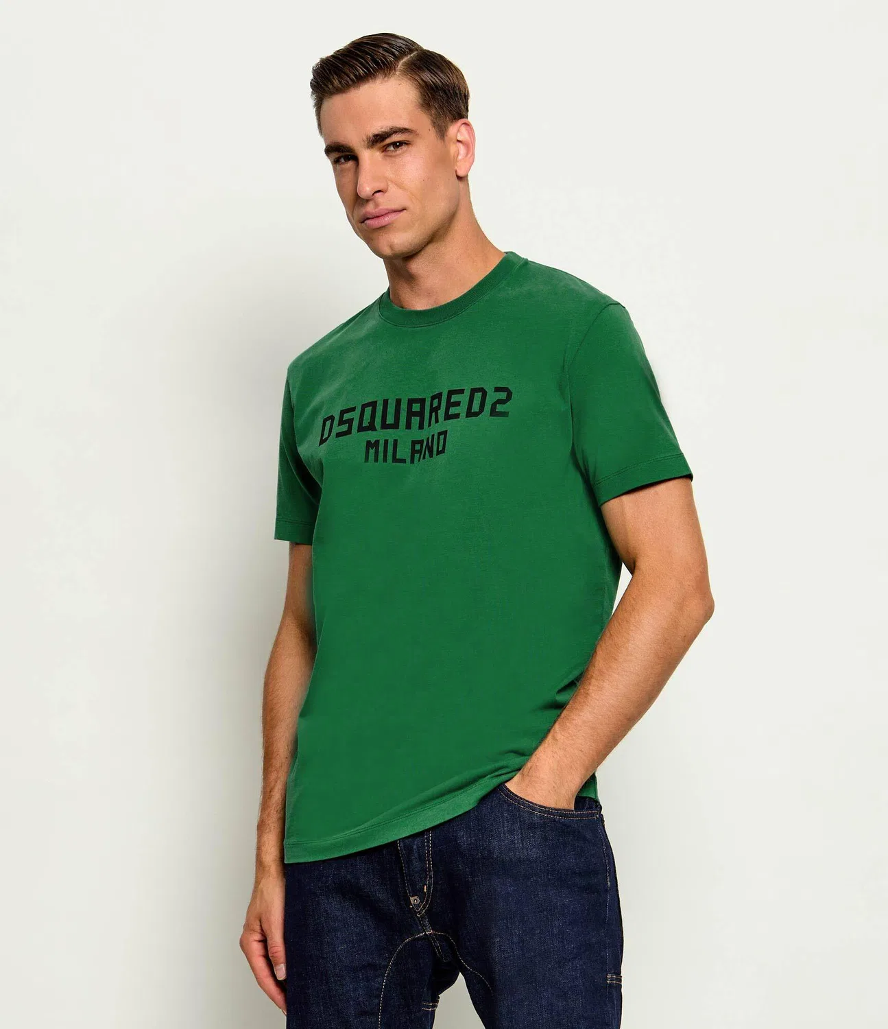 Футболка с круглым вырезом Dsquared2, Verde